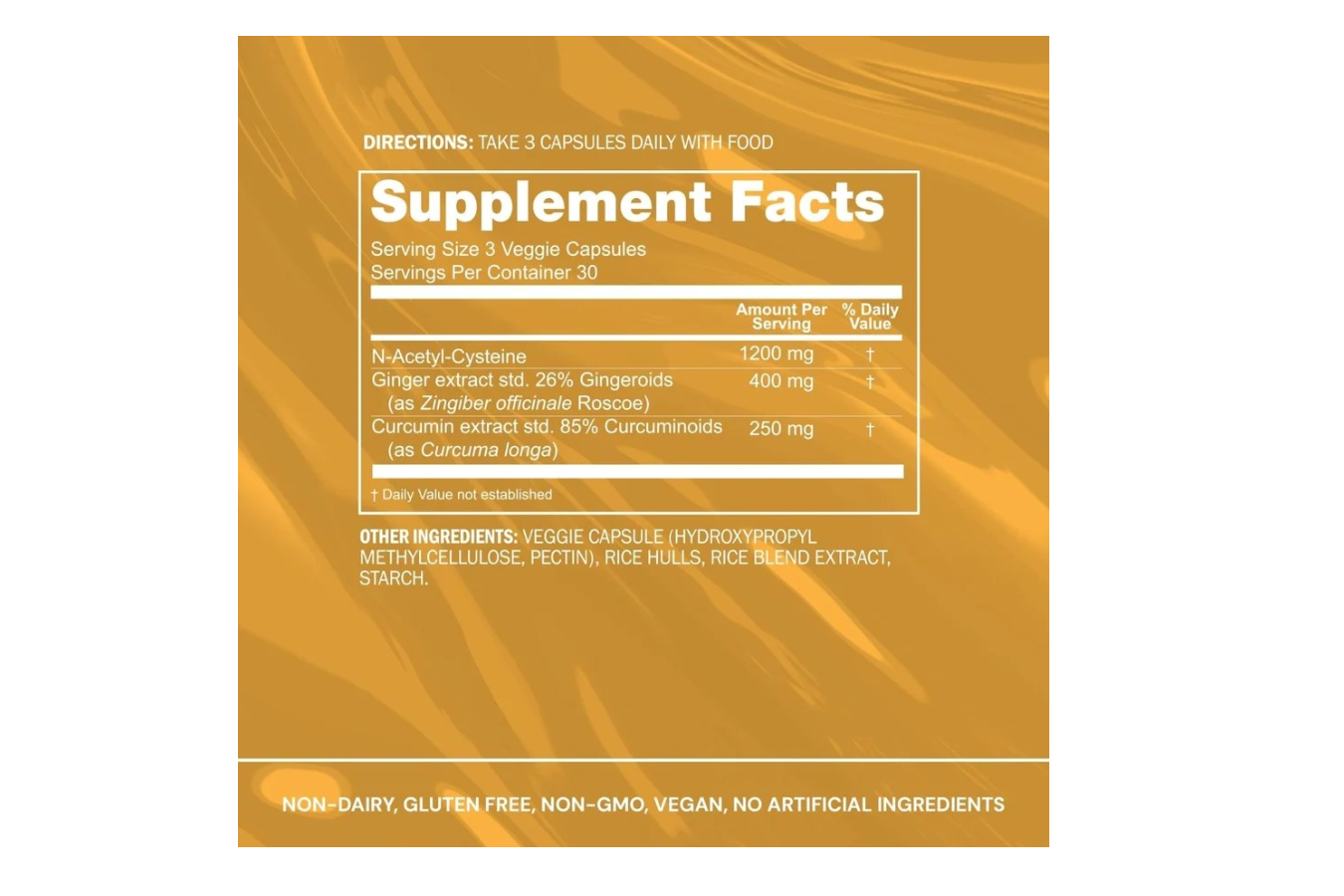 NAC + Ginger + Curcumin